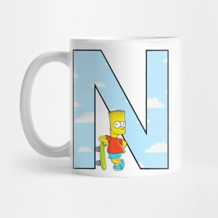 Simpsons letter Mug